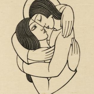 The Soul and the Bridegroom 1927 Eric Gill 1882-1940 Transferred from the Library 1979 http://www.tate.org.uk/art/work/P08142