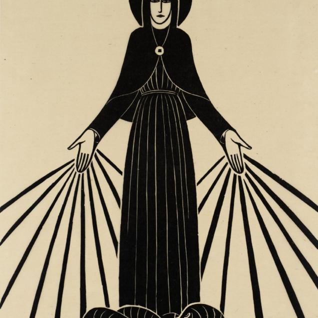 Our Lady of Lourdes 1920 Eric Gill 1882-1940 Transferred from the Library 1979 http://www.tate.org.uk/art/work/P08080